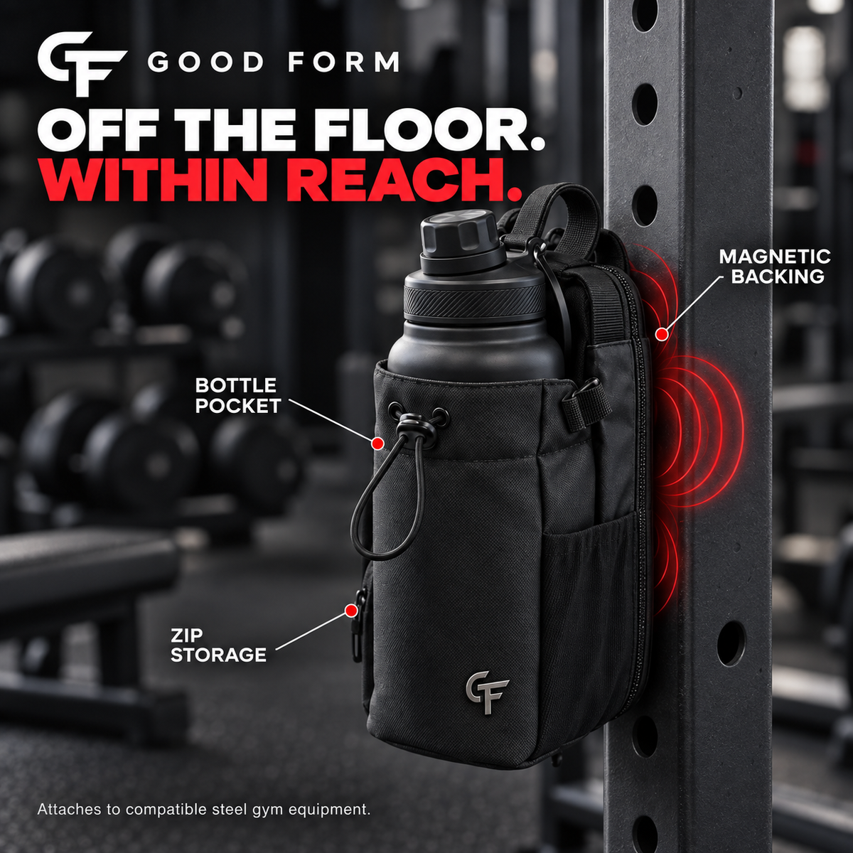 Magnetic Gym Bag