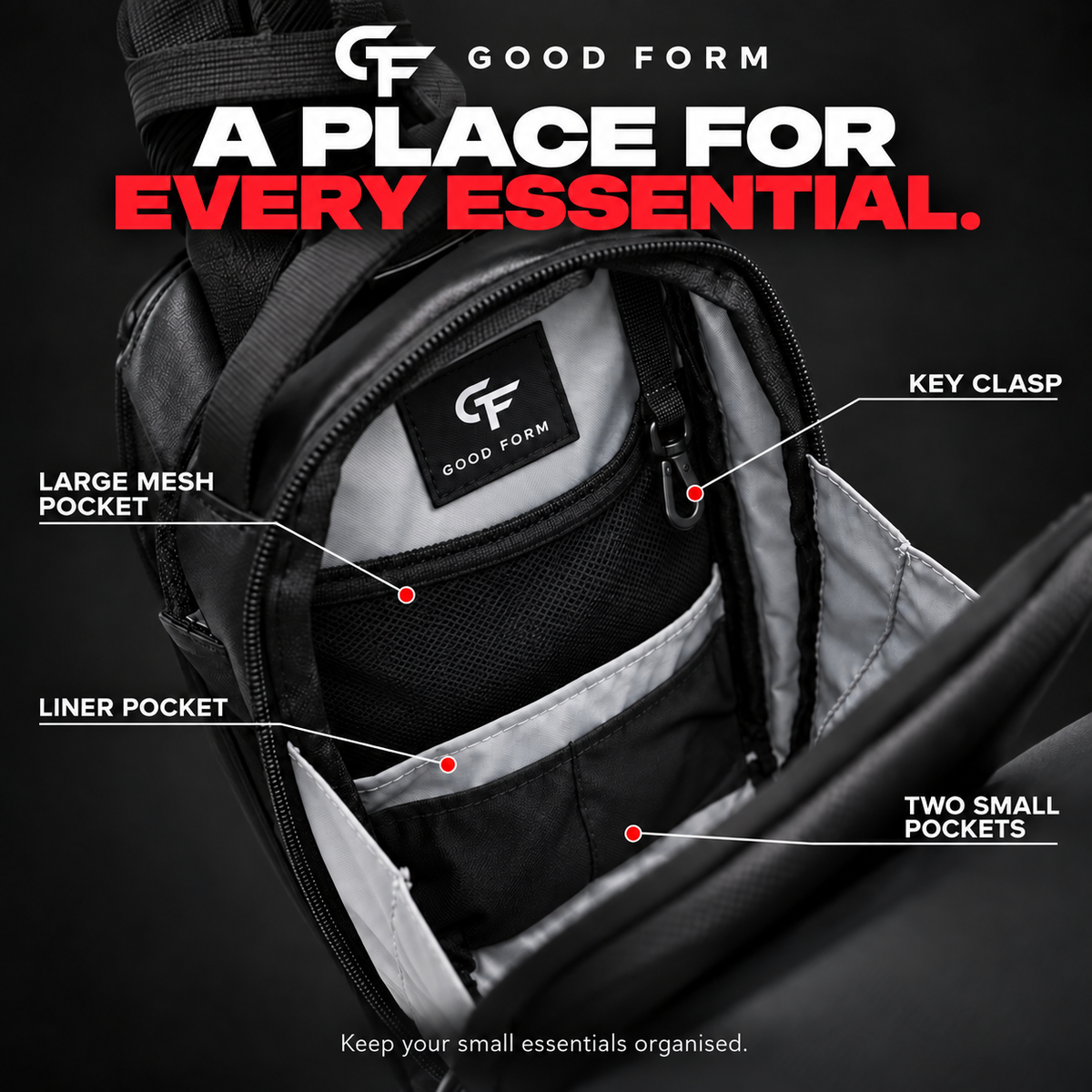Magnetic Gym Bag